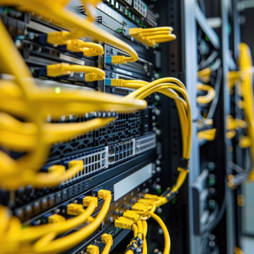 Cableado de red en rack: patch panels y conexiones estructuradas