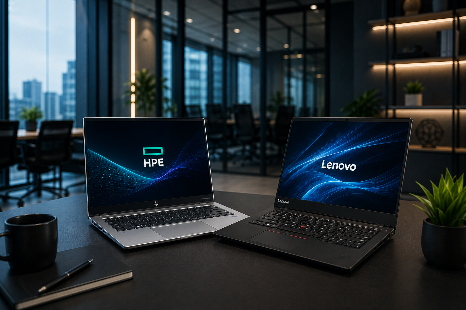 Laptops HPE y Lenovo para flotas empresariales