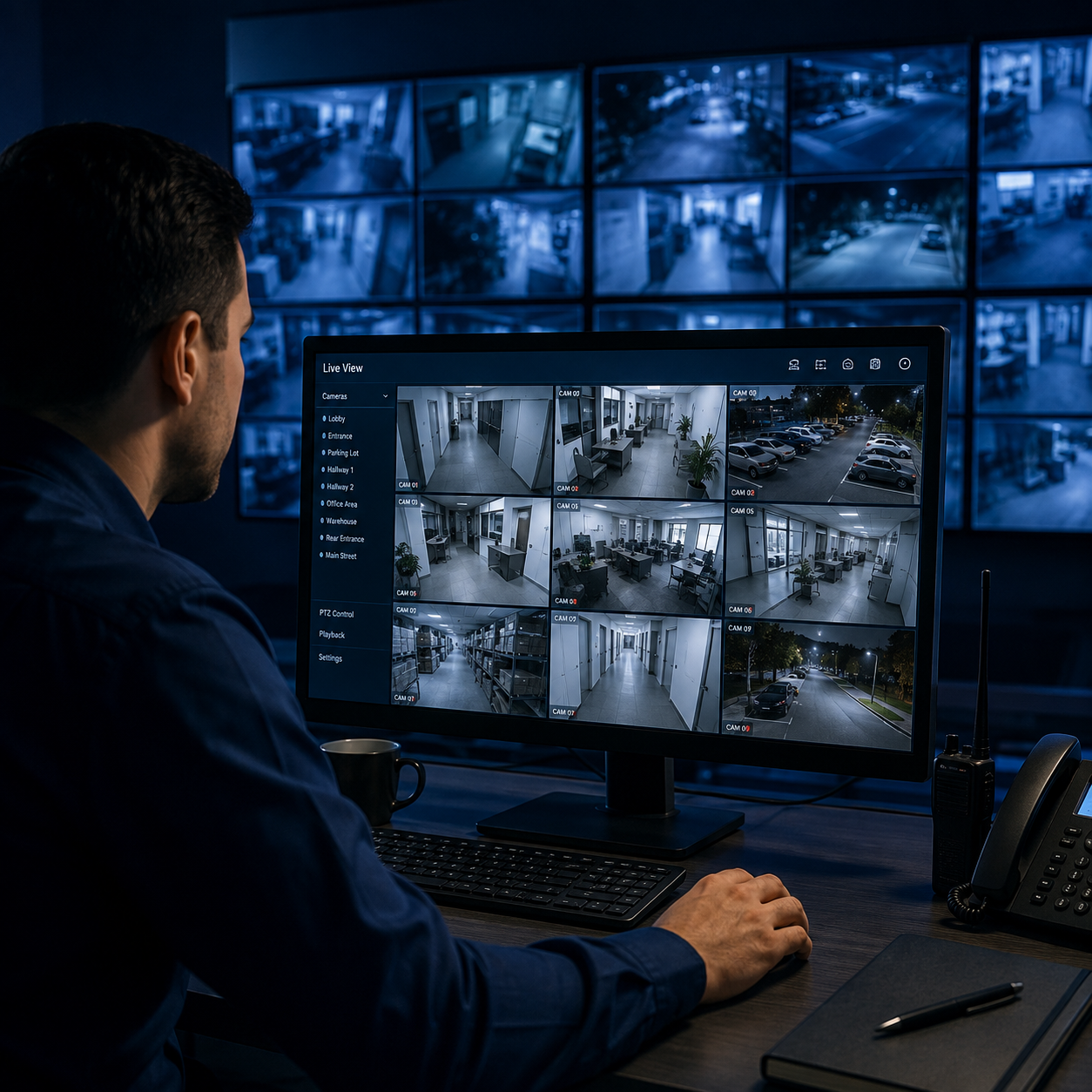 Monitoreo remoto de cámaras IP para empresas y sedes múltiples